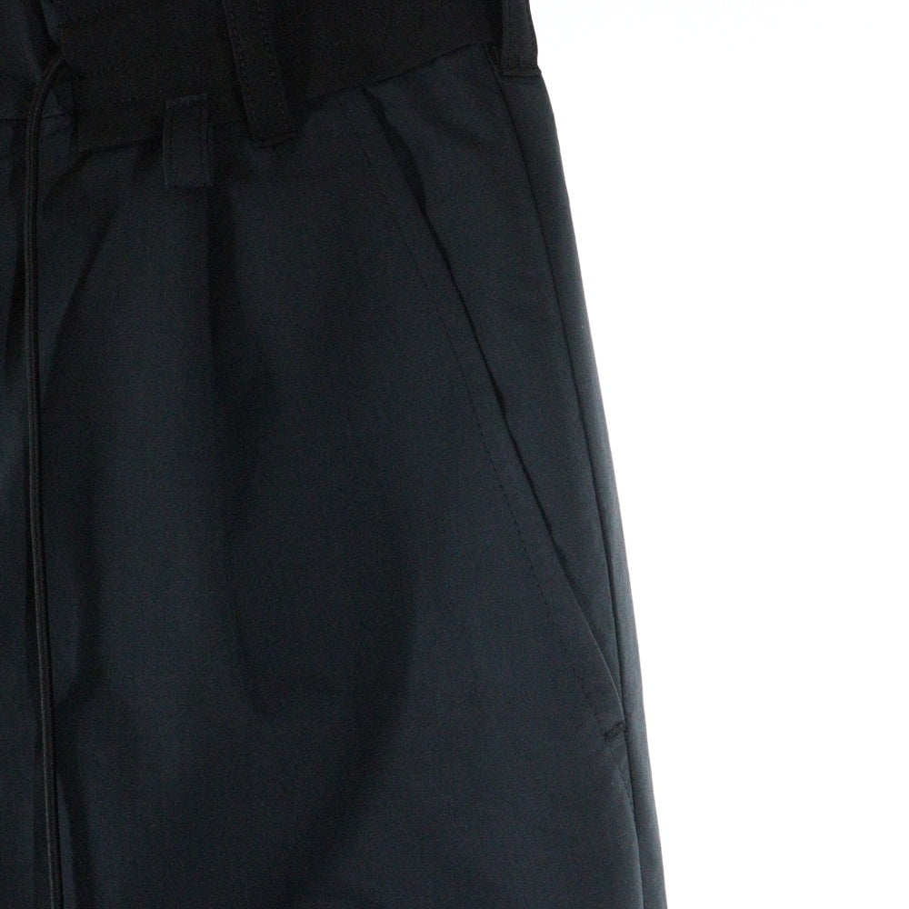 Sacai(サカイ) 22SS リップストップミックスナイロンパンツ 22-02743M ブラック
