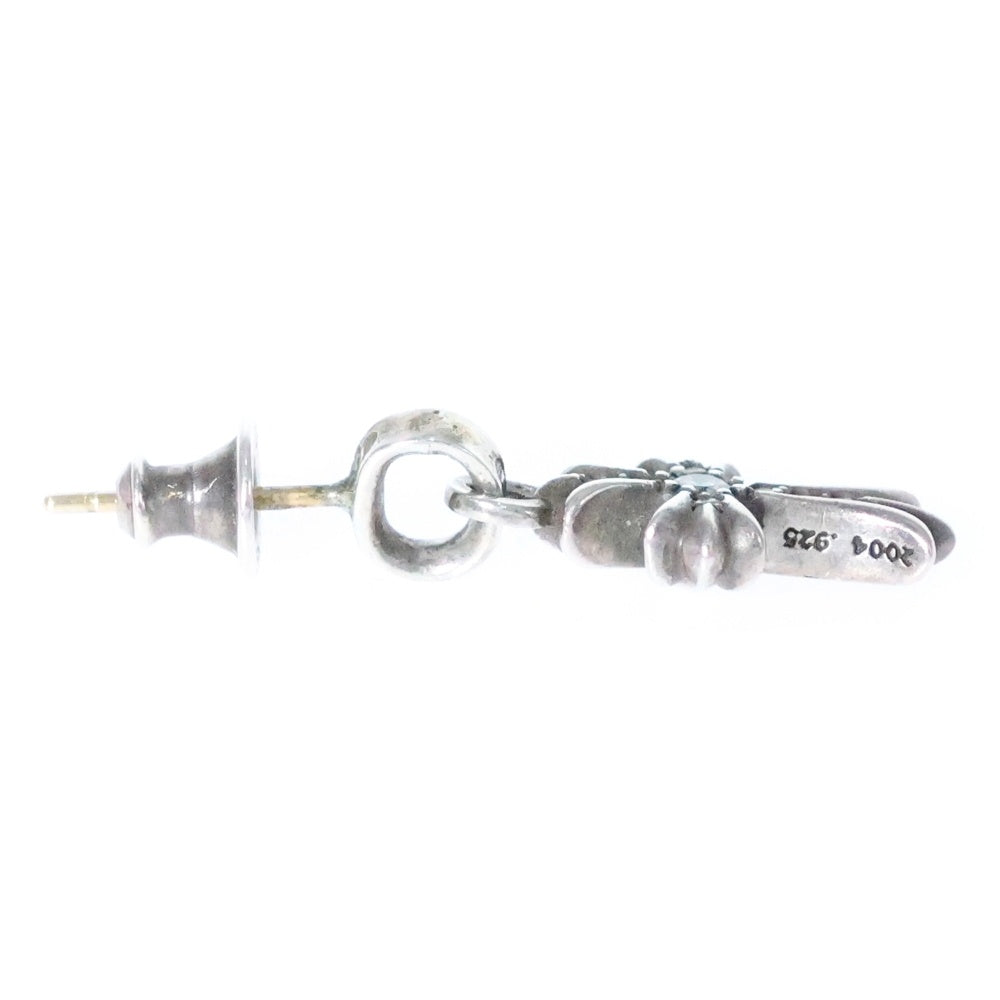 CHROME HEARTS(クロムハーツ) BBY F PPRCHN P/DIA ベイビーファットクロス ドロップピアス PAVEダイヤ シルバー