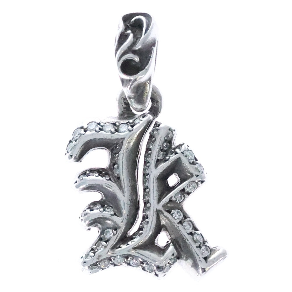 クロムハーツ CHROME HEARTS アルファベットチャーム Wあんしん鑑定 CHROME HEARTS(クロムハーツ) ALPHABET CHARM K P/DIA