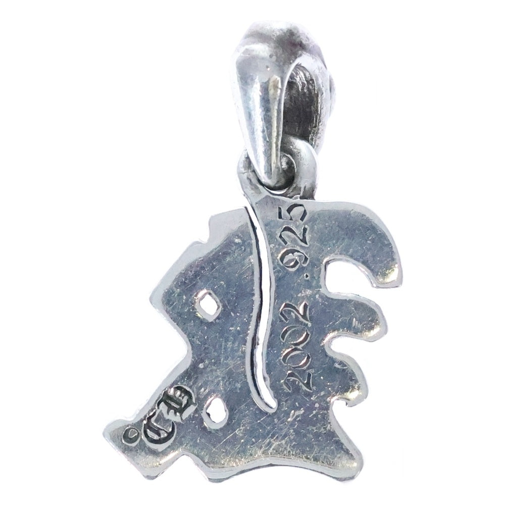 CHROME HEARTS(クロムハーツ) ALPHABET CHARM K P/DIA アルファベットチャーム イニシャル PAVEダイヤペンダントトップ シルバー