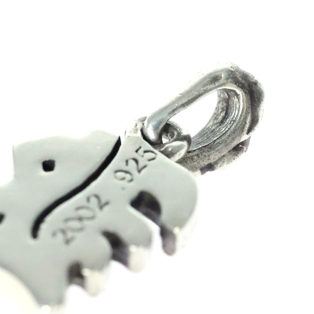CHROME HEARTS(クロムハーツ) ALPHABET CHARM K P/DIA アルファベットチャーム イニシャル PAVEダイヤペンダントトップ シルバー