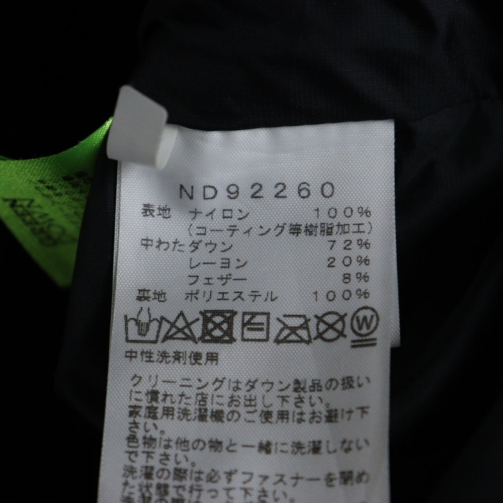 THE NORTH FACE(ザノースフェイス) GTX NUPTSE JACKET ヌプシジャケット ダウンジャケット ブラック ND92260