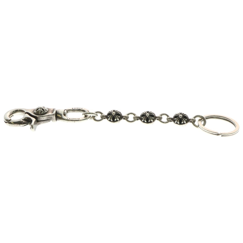 CHROME HEARTS(クロムハーツ) CLIP NO2 BALL 3D/#2クロスボール キーチェーン キーリング シルバー