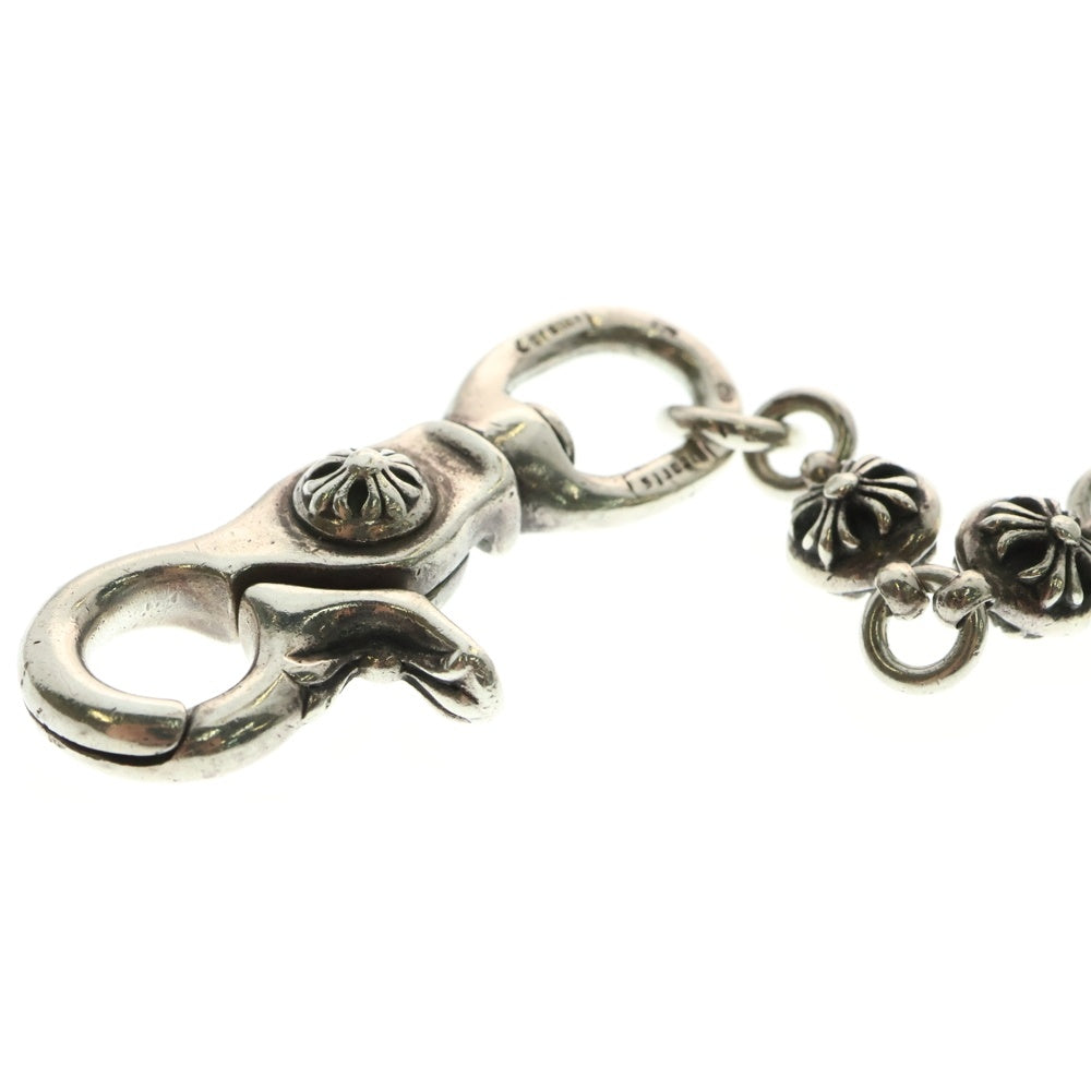 CHROME HEARTS(クロムハーツ) CLIP NO2 BALL 3D/#2クロスボール キーチェーン キーリング シルバー