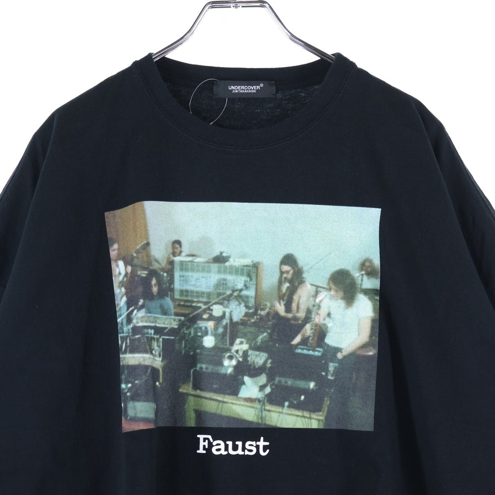 UNDERCOVER(アンダーカバー) 25AW クルーネックコットン長袖プリントTシャツ カットソー ホワイト UC2E4814-1