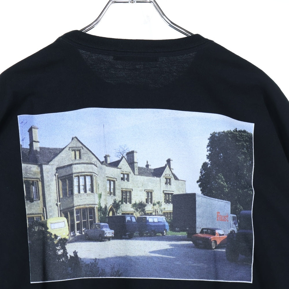 UNDERCOVER(アンダーカバー) 25AW クルーネックコットン長袖プリントTシャツ カットソー ホワイト UC2E4814-1