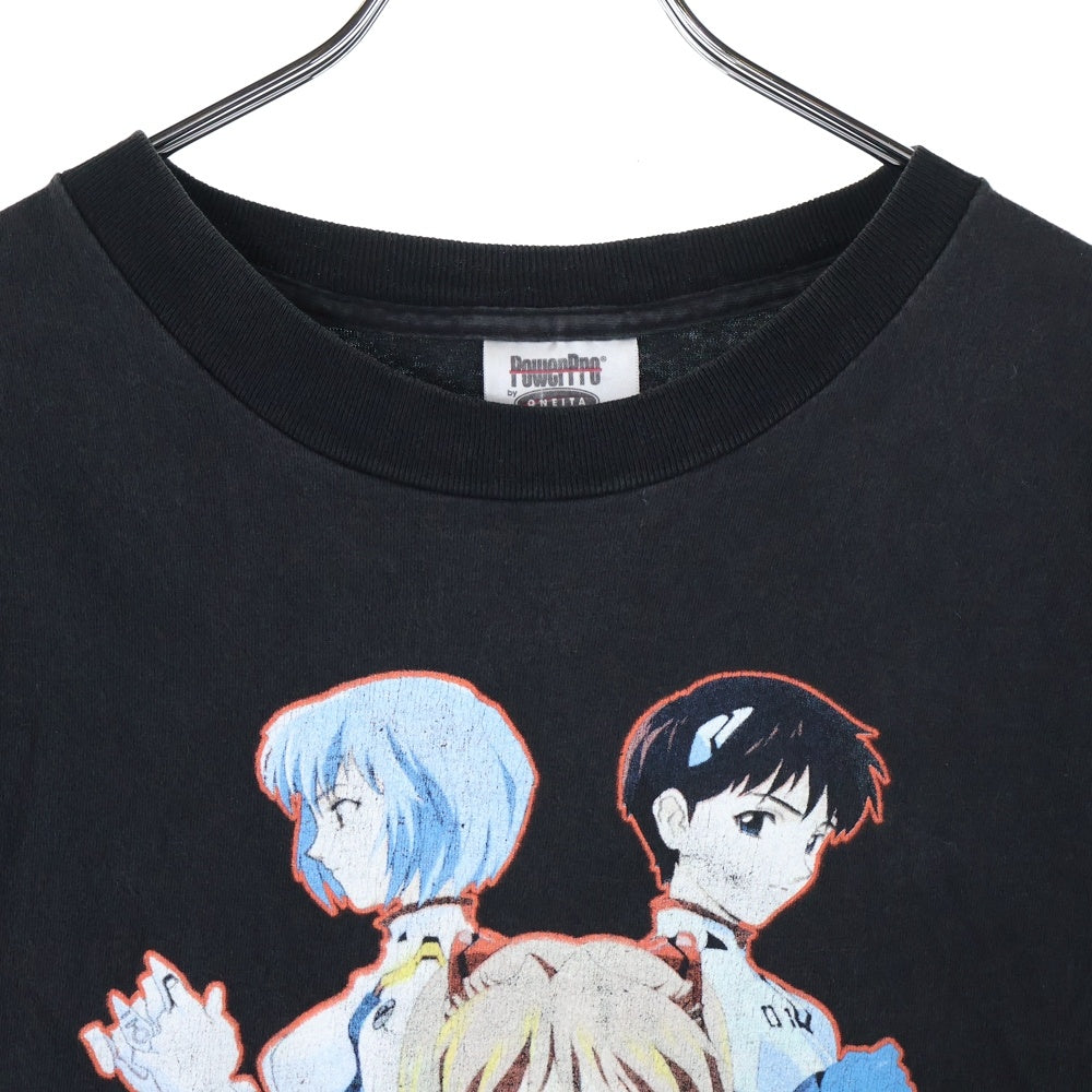 VINTAGE(ヴィンテージ) 90s NEON GENESIS EVANGELION TEE 新世紀エヴァンゲリオン プリント 半袖Tシャツ カットソー ブラック