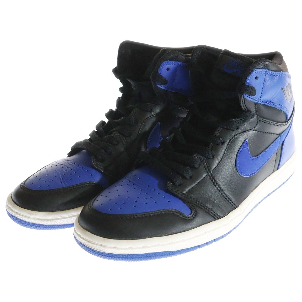 NIKE(ナイキ) 【観賞用2001年製】AIR JORDAN1 RETRO エアジョーダン1 レトロ ハイカットスニーカー ロイヤル ブルー/ブラック 136066-041 US9/27.0cm