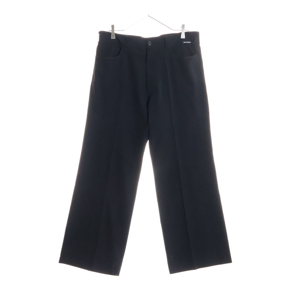 BALENCIAGA(バレンシアガ) センタープレス スラックスパンツ ブラック 571151