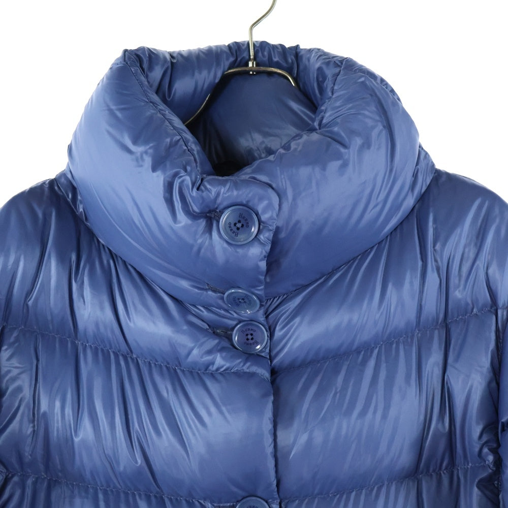 HERNO(ヘルノ) ハイネック パファーダウンコート ダウンジャケット ブルー 47189-41576