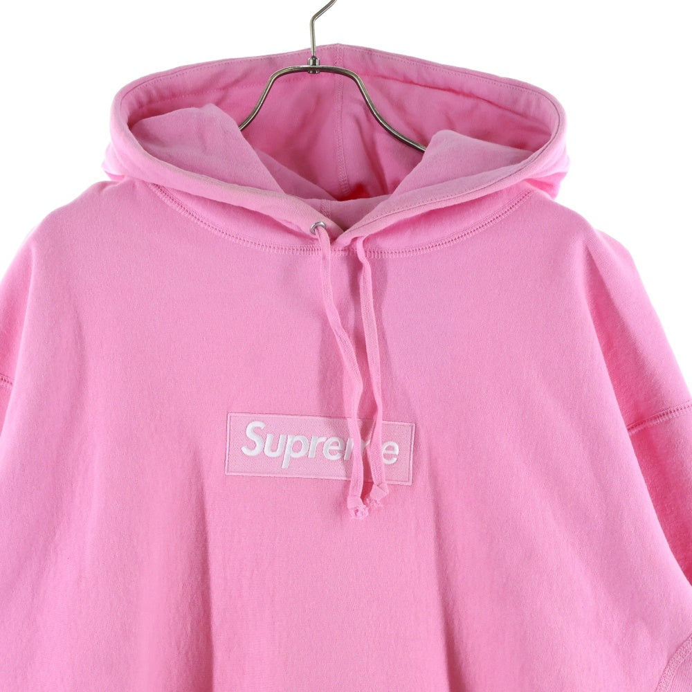 SUPREME(シュプリーム) 21AW Box Logo Hooded Sweatshirt ボックスロゴフーデッドパーカー ピンク