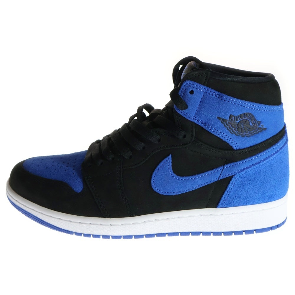NIKE(ナイキ) AIR JORDAN1 RETRO HIGH OG ROYAL REIMAGINED DZ5485-042 エアジョーダン1 レトロ ロイヤル リイマジンド ハイカットスニーカー ブルー/ブラック US9.5/27.5cm