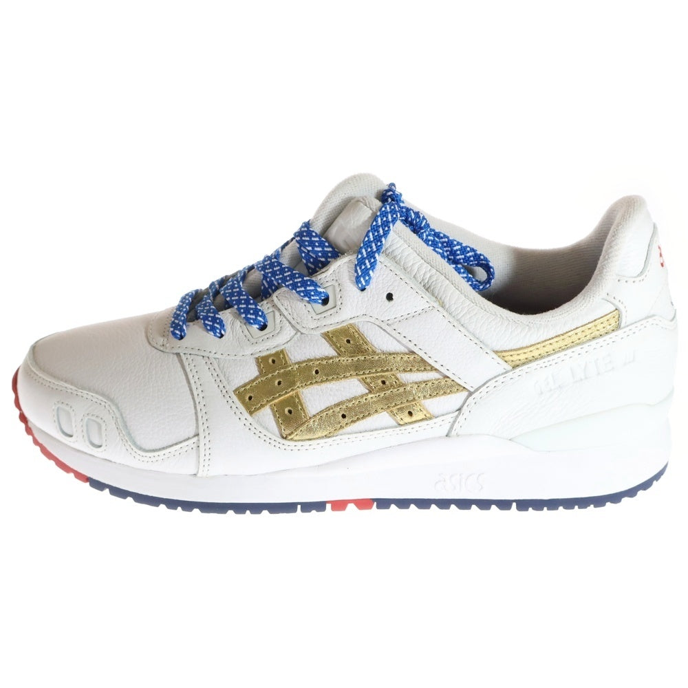 ASICS(アシックス) ×Ronnie Fieg Gel-Lyte III Tokyo Trio Super Gold 1203A044-100 ×ロニーファイグ ゲルライト スリー ローカットスニーカー 27.5cm ホワイト