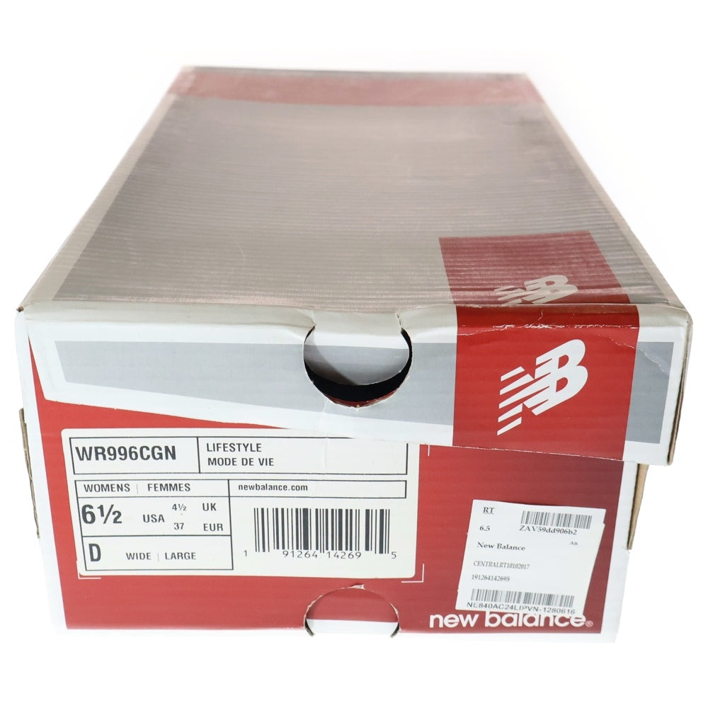 New Balance(ニューバランス) WR996CGN スエードローカットスニーカー ネイビー レディース