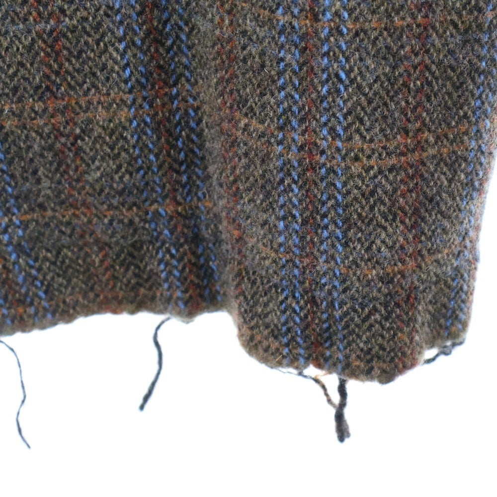 UNDERCOVER(アンダーカバー) 25AW ウールジップアップチェックステンカラーコート ベージュ UC2E4301