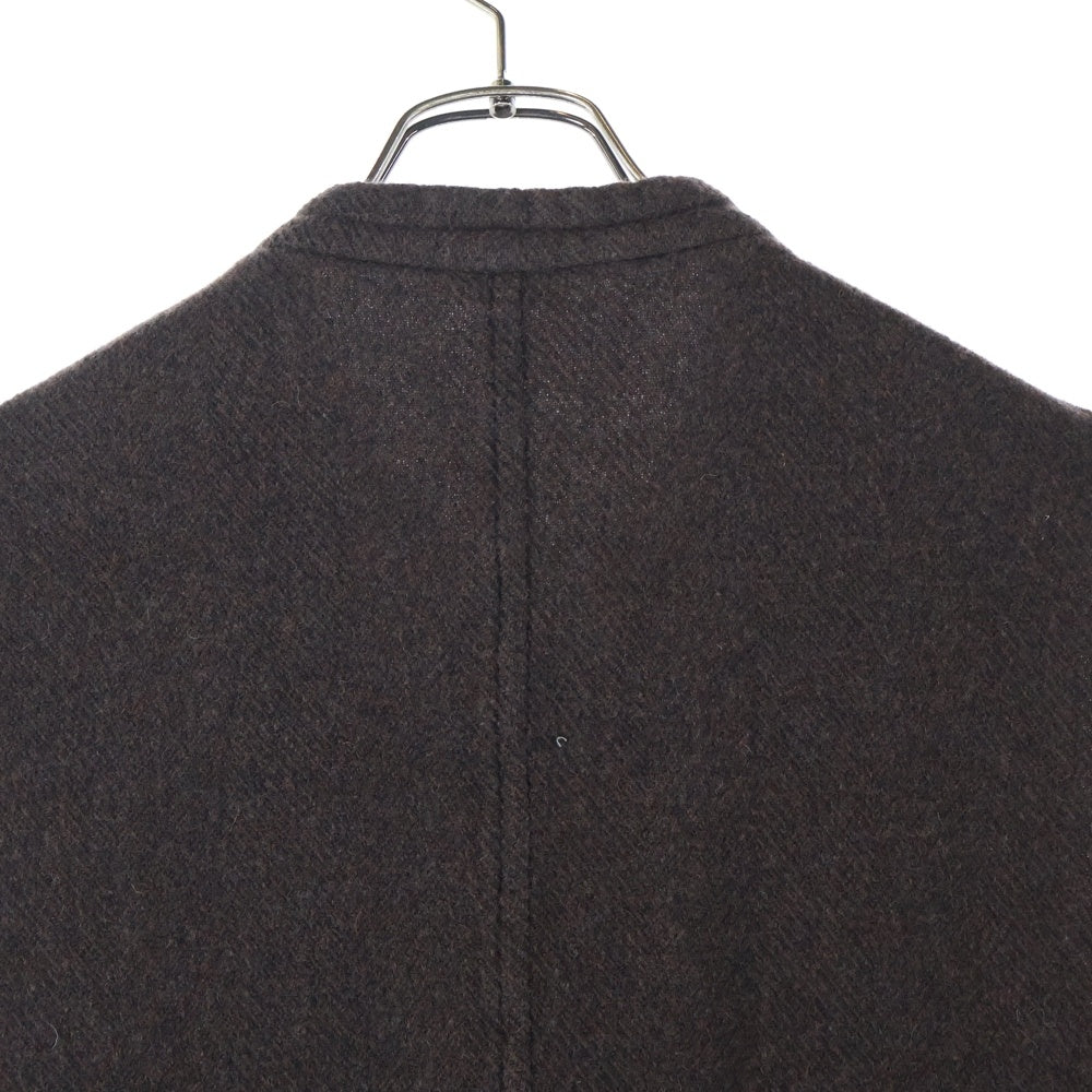 UNDERCOVER(アンダーカバー) 25AW ウールスタンドカラージップアップベスト ブラウン UC2E4001
