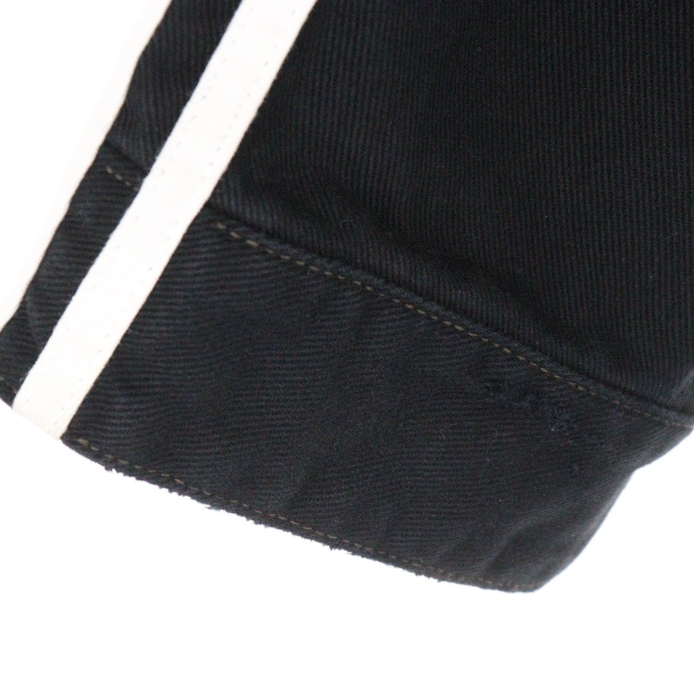 BALENCIAGA(バレンシアガ) 23SS ×adidas クラッシュ加工 サイドライン デニムジャケット 724775 TNW54