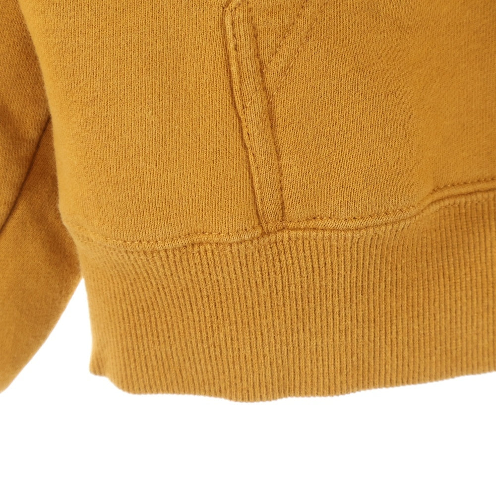 STUSSY(ステューシー) オレンジ プリント プルオーバーフーディーパーカー ブラウン