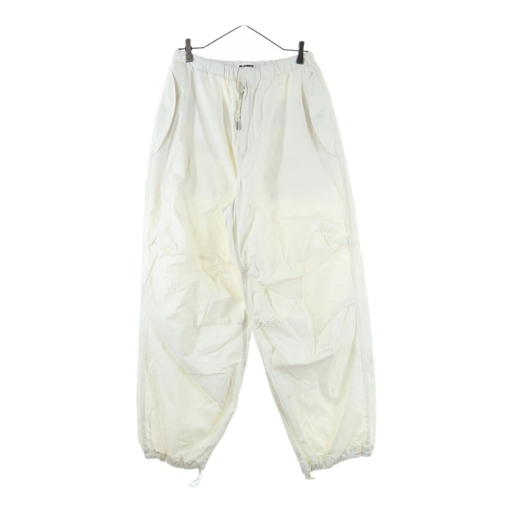 JIL SANDER(ジルサンダー) TROUSER 50 AW 30 FIT ニータックワイドパンツ ホワイト J21KA0177 J45218 105
