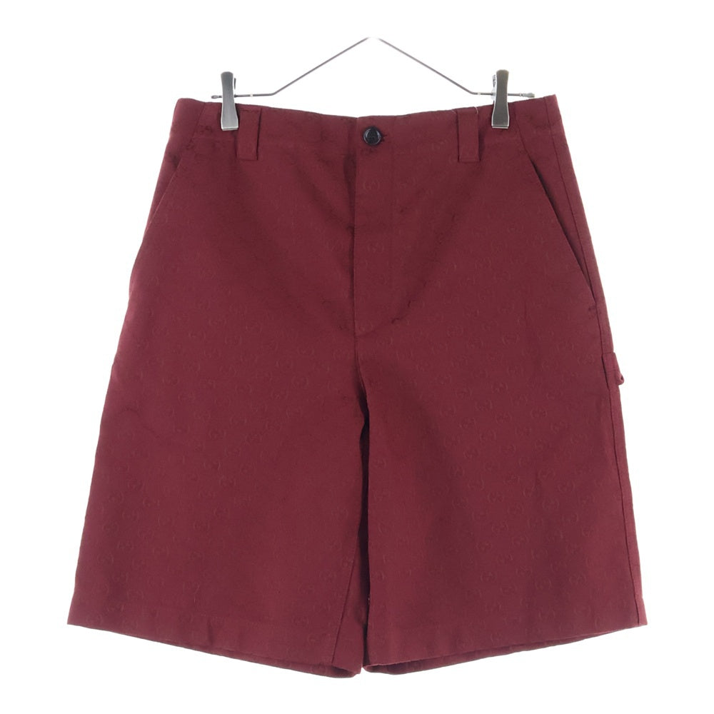 GUCCI(グッチ) 25SS GGスプリーム ペインターショーツ ハーフパンツ レッド 791566