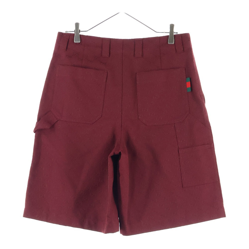 GUCCI(グッチ) 25SS GGスプリーム ペインターショーツ ハーフパンツ レッド 791566
