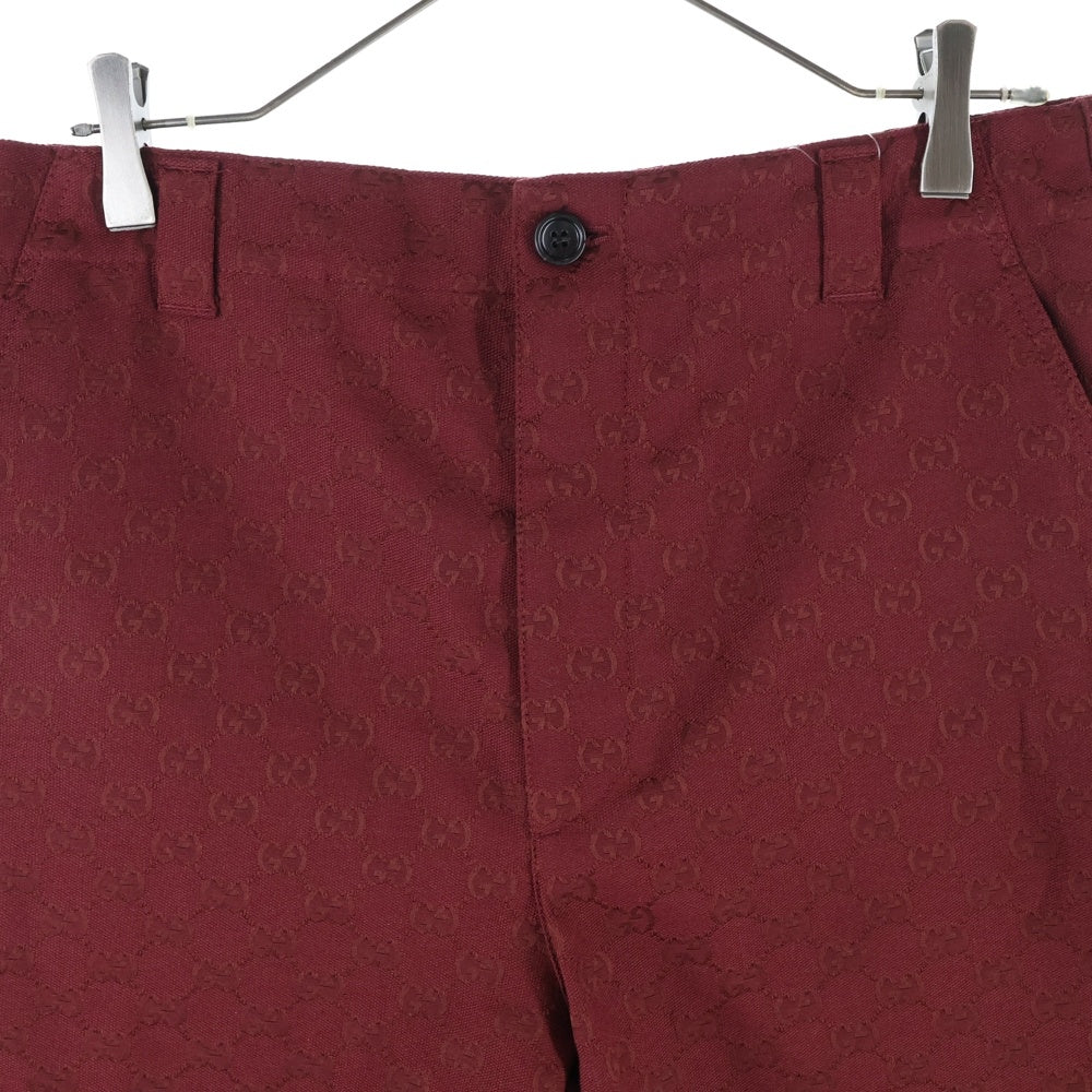 GUCCI(グッチ) 25SS GGスプリーム ペインターショーツ ハーフパンツ レッド 791566