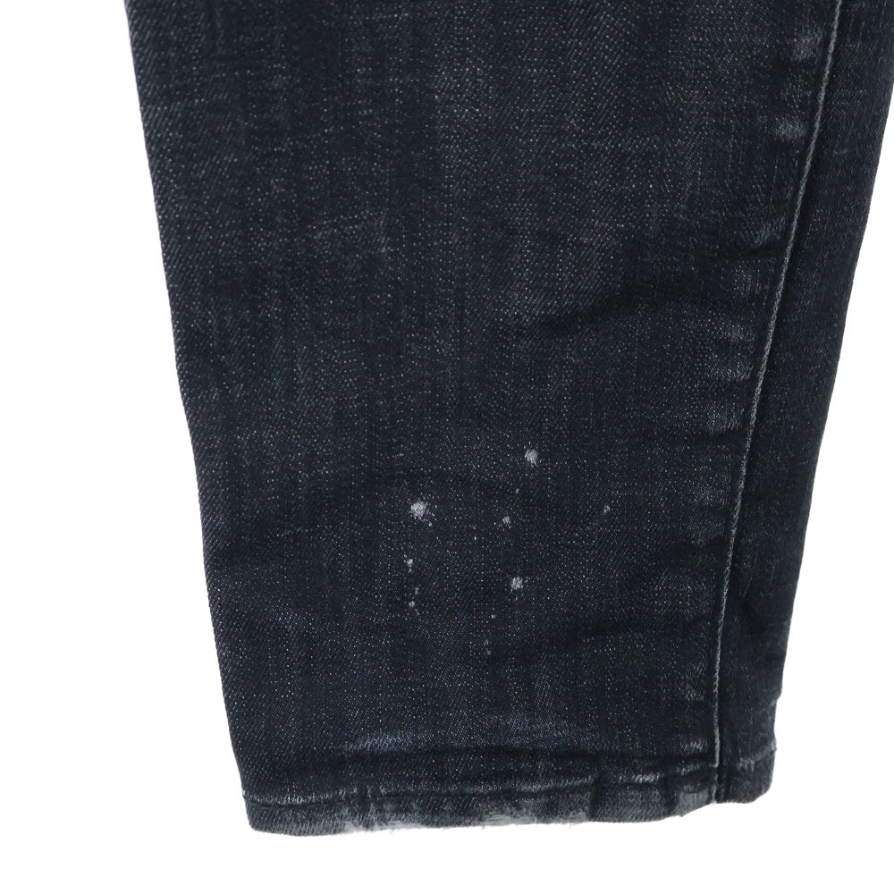 DSQUARED2(ディースクエアード) 25SS Skater Jean スケータージーンズ ダメージ加工 スキニーパンツ ブラック S74LB1638