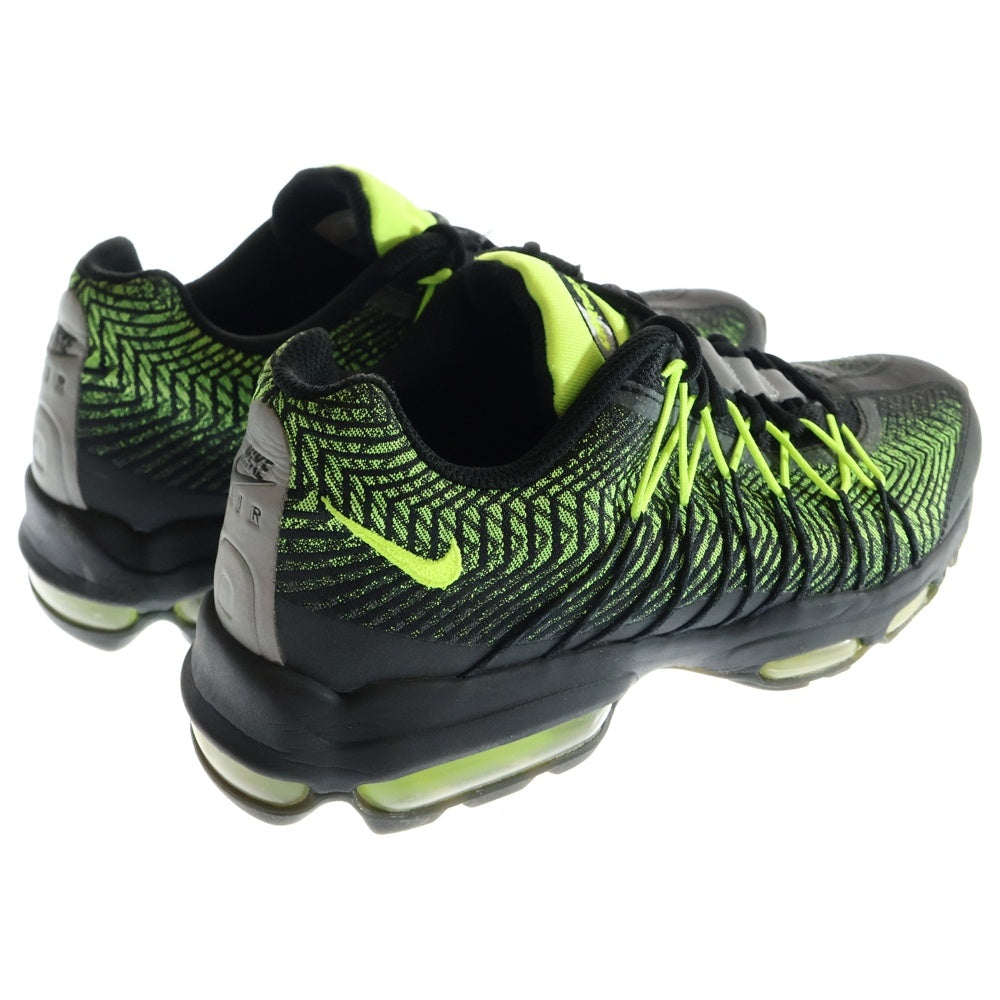 NIKE(ナイキ) AIR MAX 95 ULTRA JCRD VOLT 749771-007 エアマックス95 ウルチラジャガード イエローグラデ ローカットスニーカー US9/27cm ブラック/イエロー