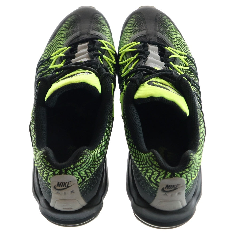 NIKE(ナイキ) AIR MAX 95 ULTRA JCRD VOLT 749771-007 エアマックス95 ウルチラジャガード イエローグラデ ローカットスニーカー US9/27cm ブラック/イエロー