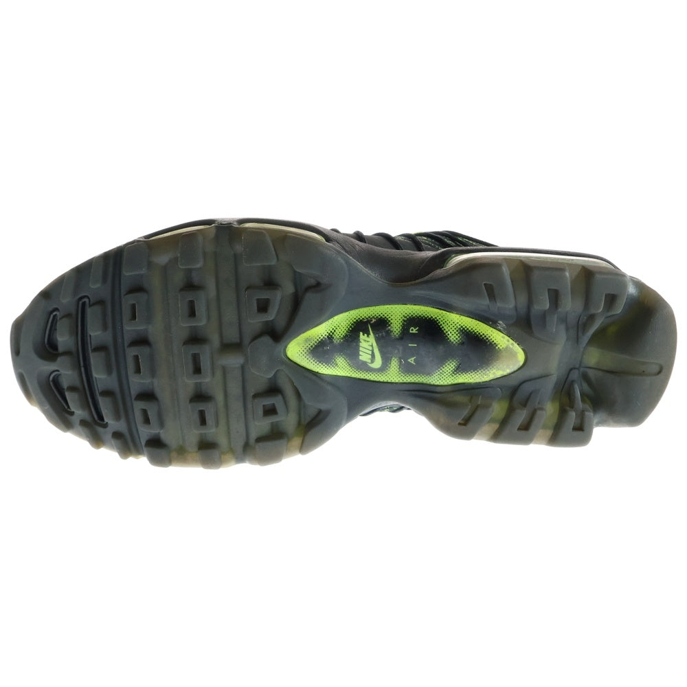 NIKE(ナイキ) AIR MAX 95 ULTRA JCRD VOLT 749771-007 エアマックス95 ウルチラジャガード イエローグラデ ローカットスニーカー US9/27cm ブラック/イエロー