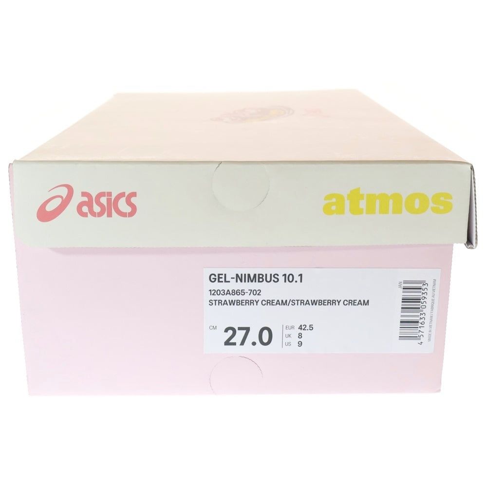 ASICS(アシックス) ×VANDY THE PINK × atmos Gel-Nimbus 10.1 Strawberry Cream ゲルニンバス10.1 ローカットスニーカー ストロベリークリーム 1203A865-702
