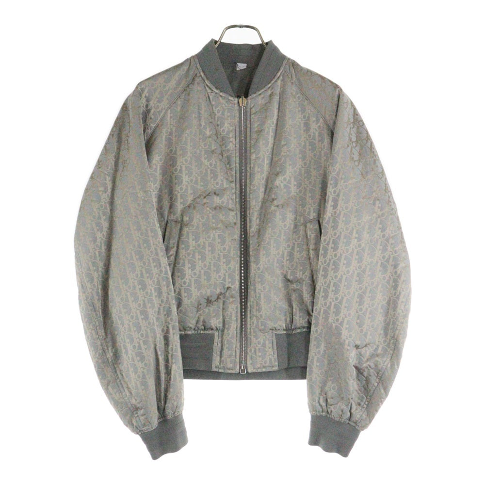 DIOR(ディオール) Oblique Reversible Bomber Jacket オブリーク柄リバーシブルブルゾン ボンバージャケット グレー 183C432A5043