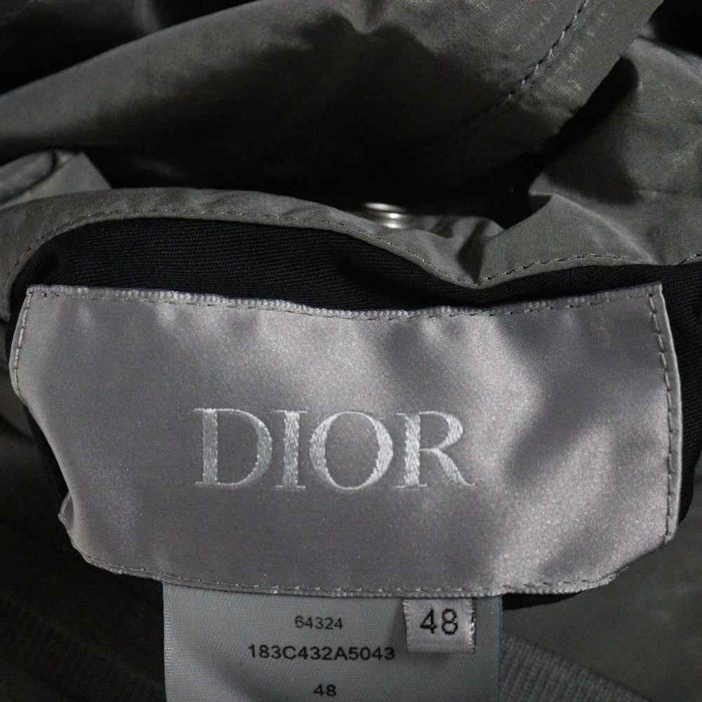 DIOR(ディオール) Oblique Reversible Bomber Jacket オブリーク柄リバーシブルブルゾン ボンバージャケット グレー 183C432A5043