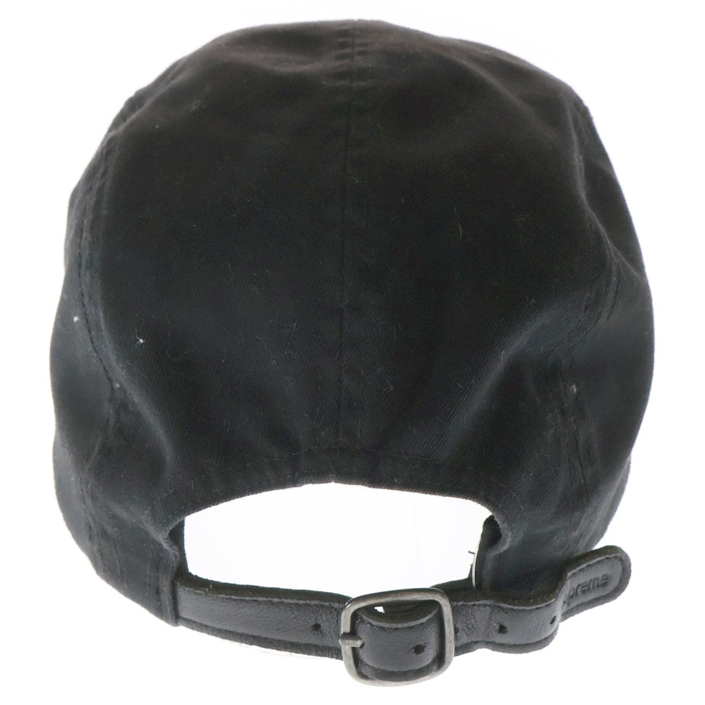 SUPREME(シュプリーム) Washed Chino Twill Camp Cap ウォッシュド チノツイル キャンプキャップ 帽子 ブラック