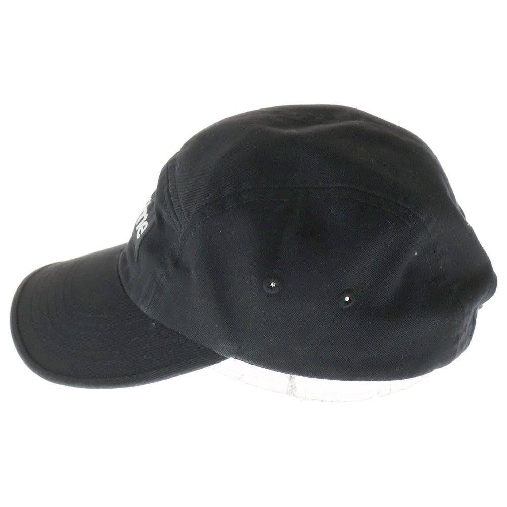 SUPREME(シュプリーム) Washed Chino Twill Camp Cap ウォッシュド チノツイル キャンプキャップ 帽子 ブラック