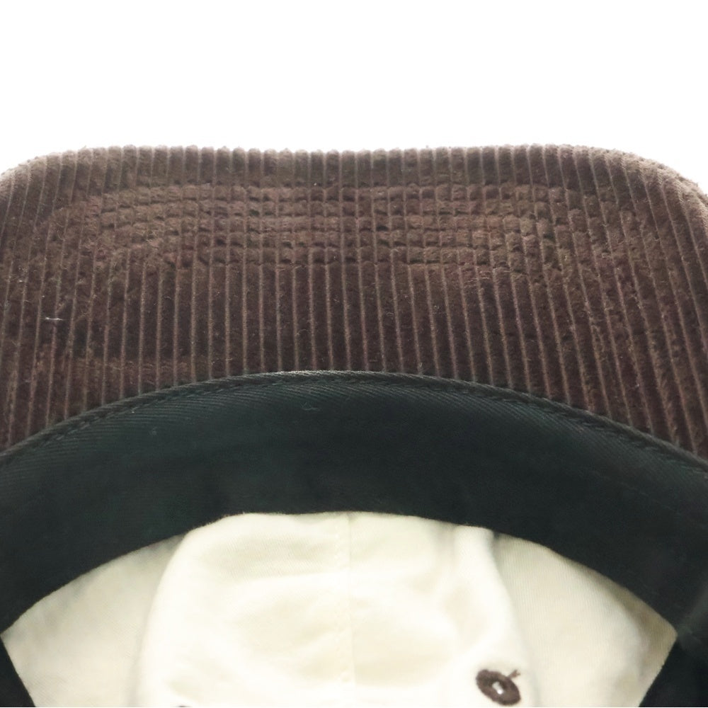SUPREME(シュプリーム) 24AW Corduroy S Logo 6-Panel Sロゴ コーデュロイ 6パネルキャップ 帽子 ブラウン