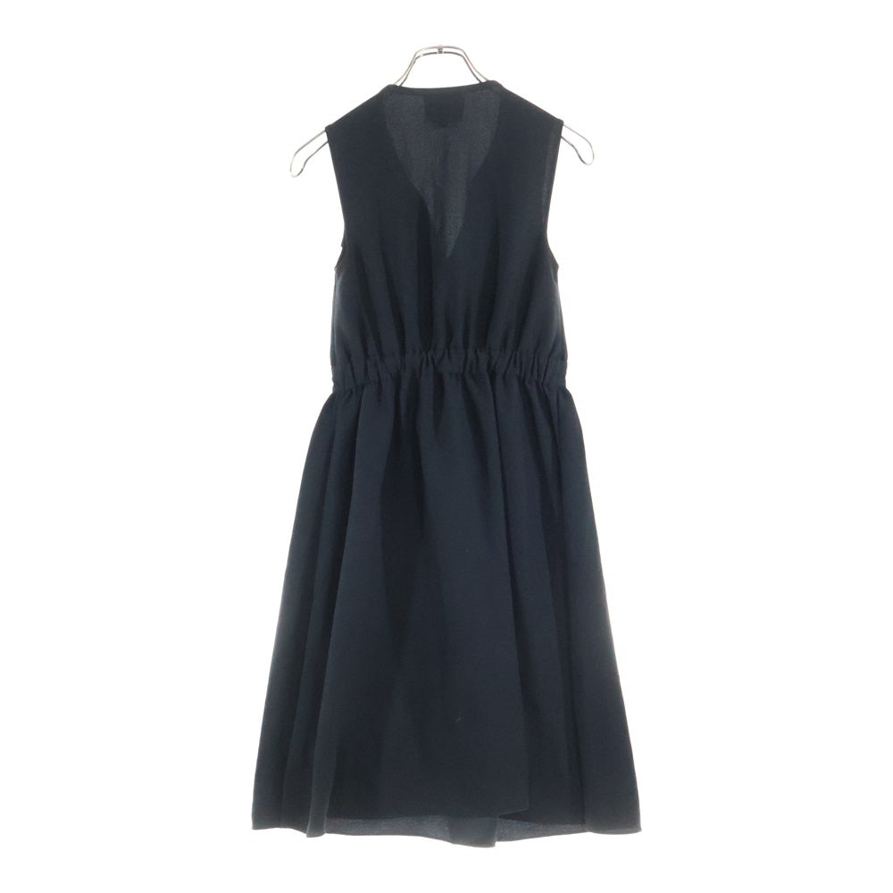Kate Spade(ケイトスペード) crepe ruffle fit and flare フレンチスリーブ フレアワンピース レディース ブラック NJMU7440