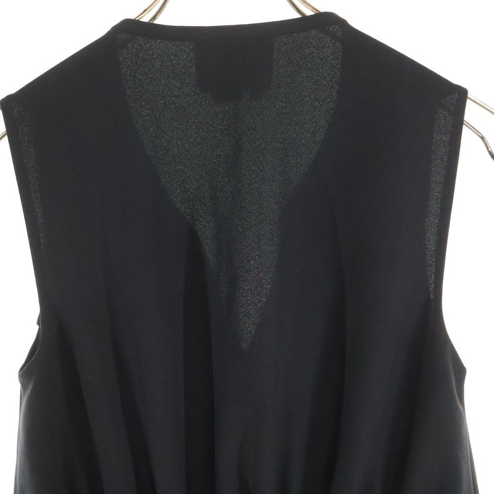 Kate Spade(ケイトスペード) crepe ruffle fit and flare フレンチスリーブ フレアワンピース レディース ブラック NJMU7440