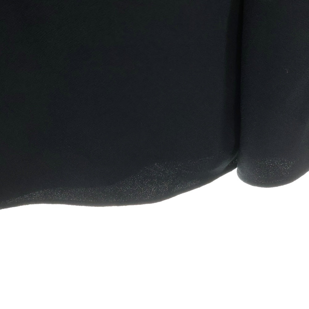 Kate Spade(ケイトスペード) crepe ruffle fit and flare フレンチスリーブ フレアワンピース レディース ブラック NJMU7440