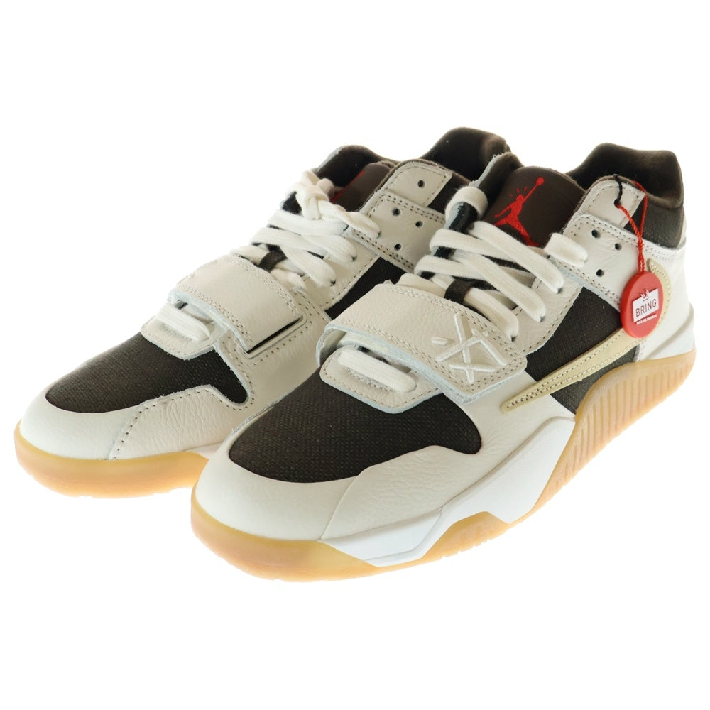 NIKE(ナイキ) ×TRAVIS SCOTT JORDAN JUMPMAN JACK TR SAIL AND DARK MOCHA トラヴィススコット ジョーダン ジャンプマンジャック ローカットスニーカー FZ8117-100