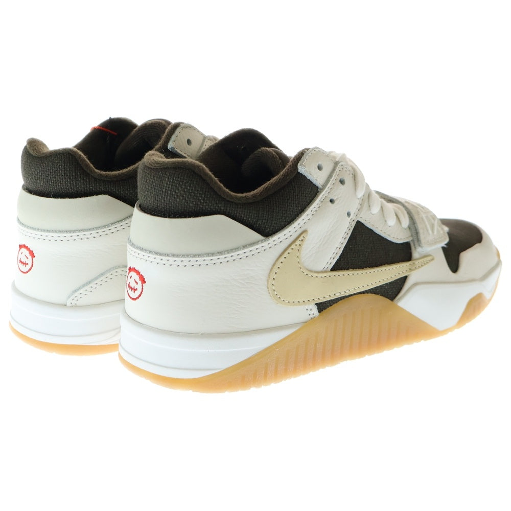 NIKE(ナイキ) ×TRAVIS SCOTT JORDAN JUMPMAN JACK TR SAIL AND DARK MOCHA トラヴィススコット ジョーダン ジャンプマンジャック ローカットスニーカー FZ8117-100