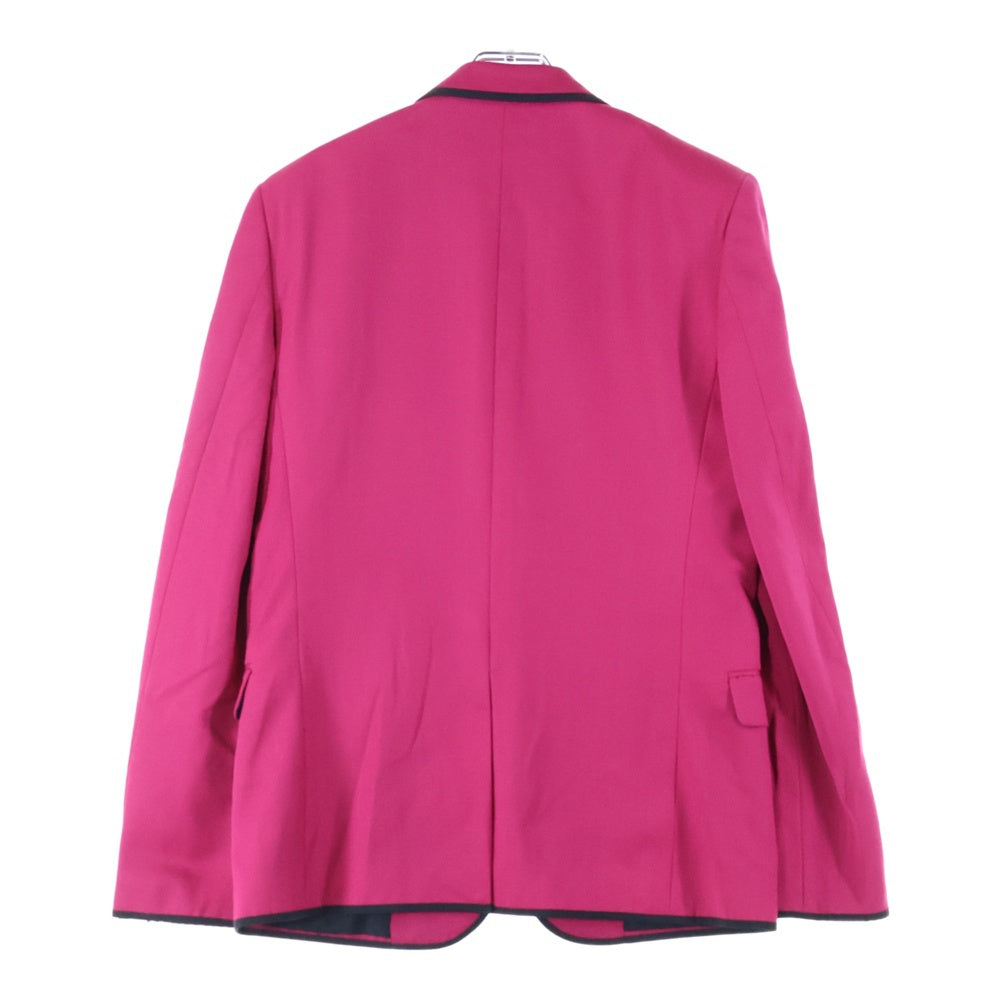 SAINT LAURENT PARIS(サンローランパリ) パイピングデザイン 2B テーラードジャケット ピンク 345672