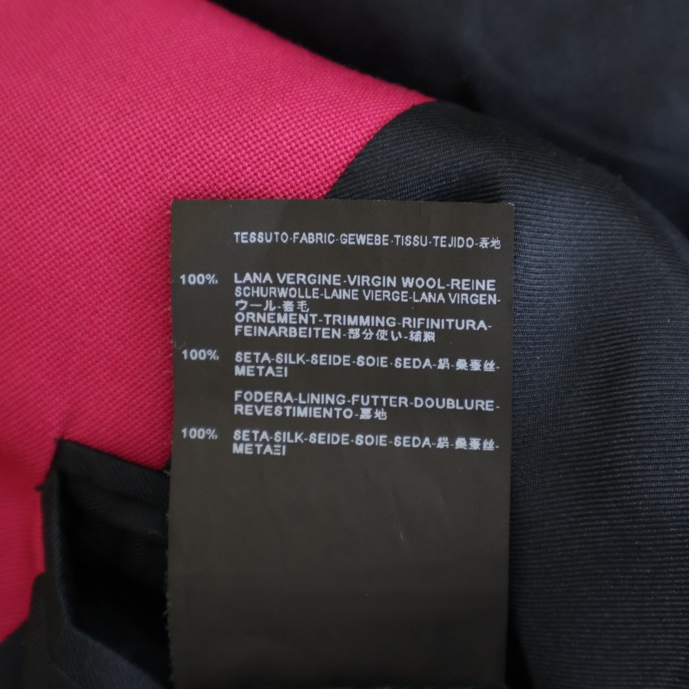 SAINT LAURENT PARIS(サンローランパリ) パイピングデザイン 2B テーラードジャケット ピンク 345672