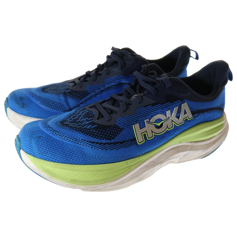 HOKA ONE ONE(ホカオネオネ) SKYFLOW WIDE スカイフロー ワイド ローカットスニーカー ブルー US10.5/28.5cm 1155117
