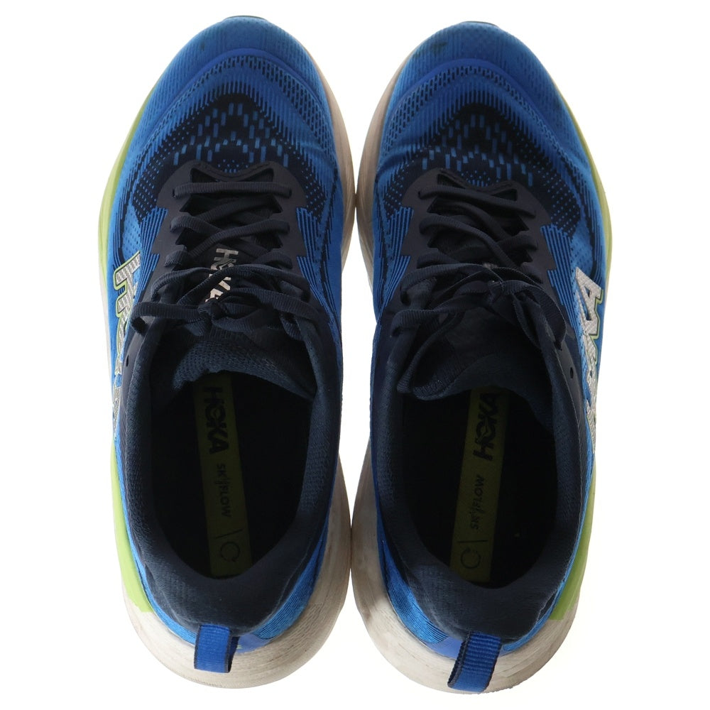 HOKA ONE ONE(ホカオネオネ) SKYFLOW WIDE スカイフロー ワイド ローカットスニーカー ブルー US10.5/28.5cm 1155117