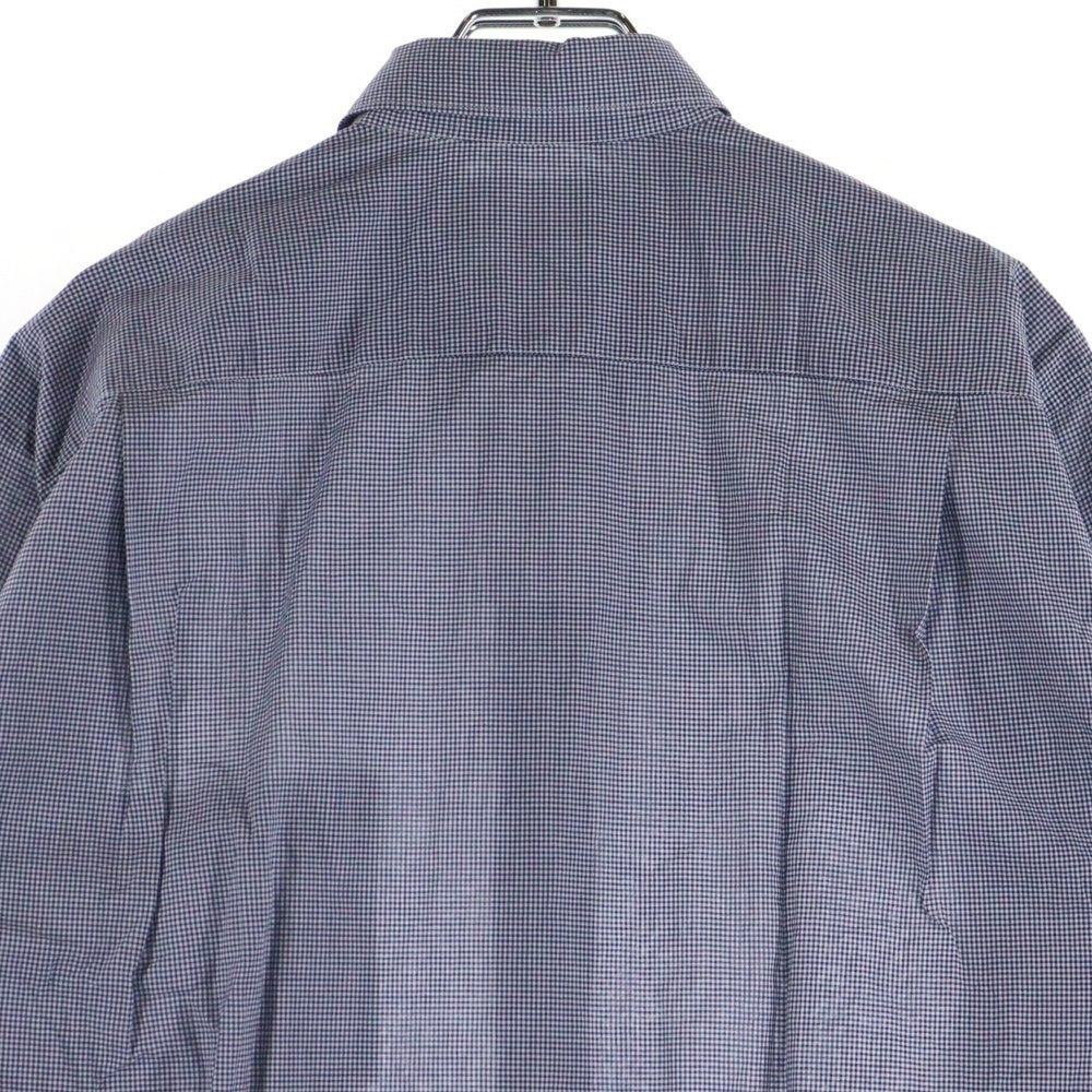 SUPREME(シュプリーム) 13SS×COMME des GARCONS SHIRT Gusset Shirt コムデギャルソン ガゼット ボタンダウン ギンガムチェック 長袖シャツ ホワイト/ブルー S1SS13