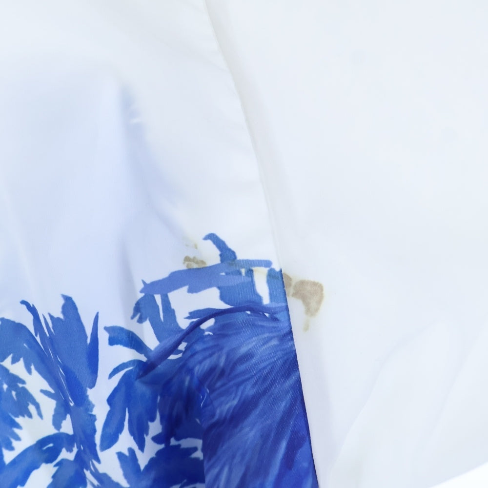 NEIGHBORHOOD(ネイバーフッド) PALM TREE HAWAIIAN SHIRT SS ツリー柄 半袖ハワイアンシャツ ホワイト/ブルー 241TSNH-SHM07