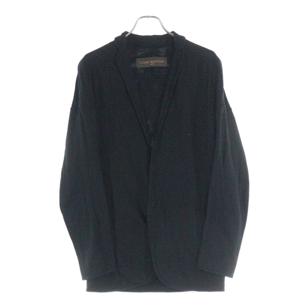 LOUIS VUITTON(ルイヴィトン) テーラード コットンニットカーディガン ブラック RM091 MOJA65RRP