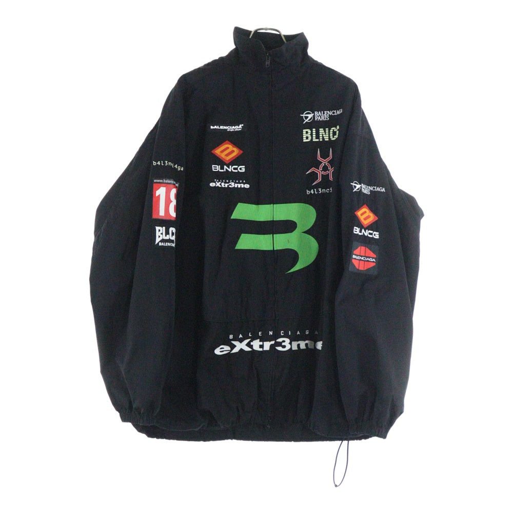 BALENCIAGA(バレンシアガ) 21AW Gamer Track Jacket オーバーサイズ トラックジャケット ブラック 663153 TIM39