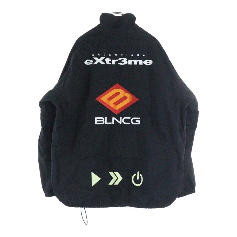 BALENCIAGA(バレンシアガ) 21AW Gamer Track Jacket オーバーサイズ トラックジャケット ブラック 663153 TIM39
